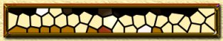 Stained glass horizontal bar